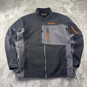 Klim Inversion Gore Windstopper Jacket Men’s 2XL Black Gray Softshell Snowmobile